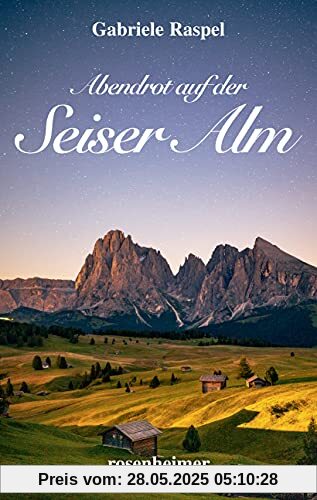 Abendrot auf der Seiser Alm