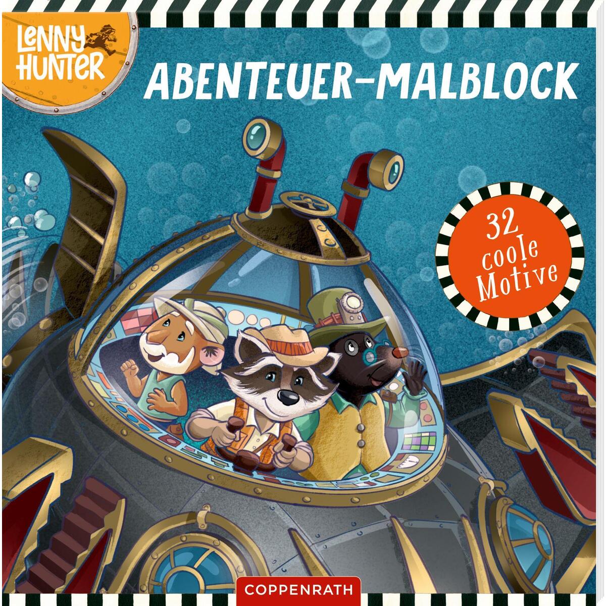 Abenteuer-Malblock (Lenny Hunter) von Coppenrath