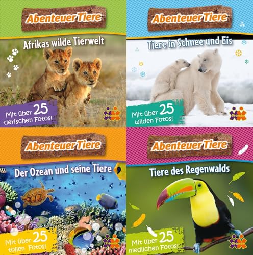 Abenteuer Tiere. Minibuch 4er-Set: #1 von Friendz @ Kids und Concepts GmbH