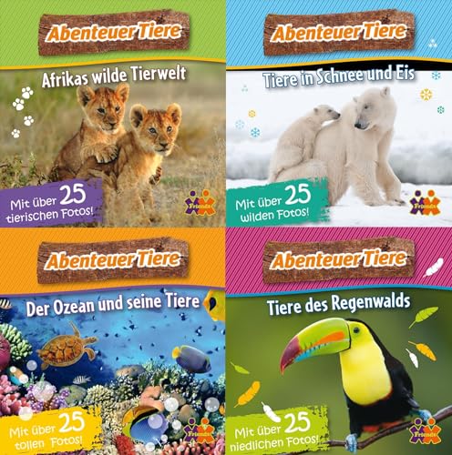 Abenteuer Tiere. Minibuch 4er-Set: #1 Abenteuer Tiere. Minibuch 4er-Set: #1 von Friendz @ Kids und Concepts GmbH