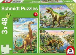 Abenteuer mit den Dinosauriern (Kinderpuzzle) von Schmidt Spiele