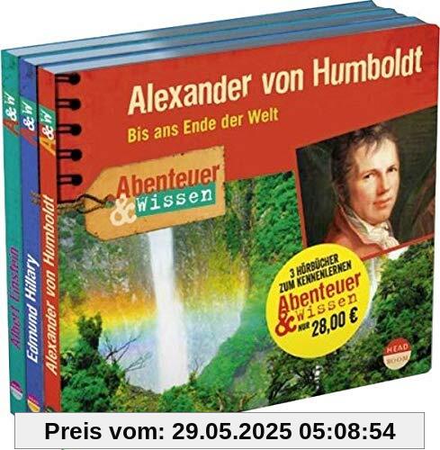 Abenteuer & Wissen Kennenlernangebot: Alexander von Humboldt, Edmund Hillary, Albert Einstein Abenteuer & Wissen Kennenlernangebot: Alexander von Humboldt, Edmund Hillary, Albert Einstein