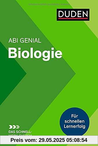 Abi genial Biologie: Das Schnell-Merk-System (Duden SMS - Schnell-Merk-System)