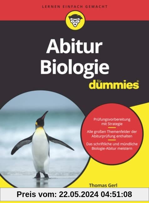 Abitur Biologie für Dummies: Der leicht verständliche Abitrainer