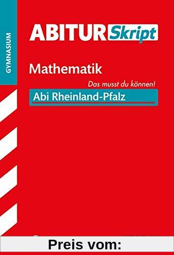 AbiturSkript - Mathematik - Rheinland-Pfalz