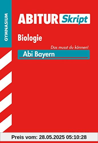 Abiturskript Bayern Biologie