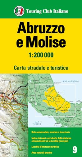 Abruzzo / Molise (9) (Carta stradale e turistica, Band 9) von Touring