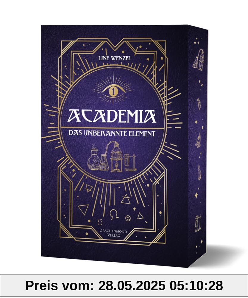 Academia - Das unbekannte Element: Dark Academia Fantasy mit Farbschnitt-Garantie Academia - Das unbekannte Element: Dark Academia Fantasy mit Farbschnitt-Garantie