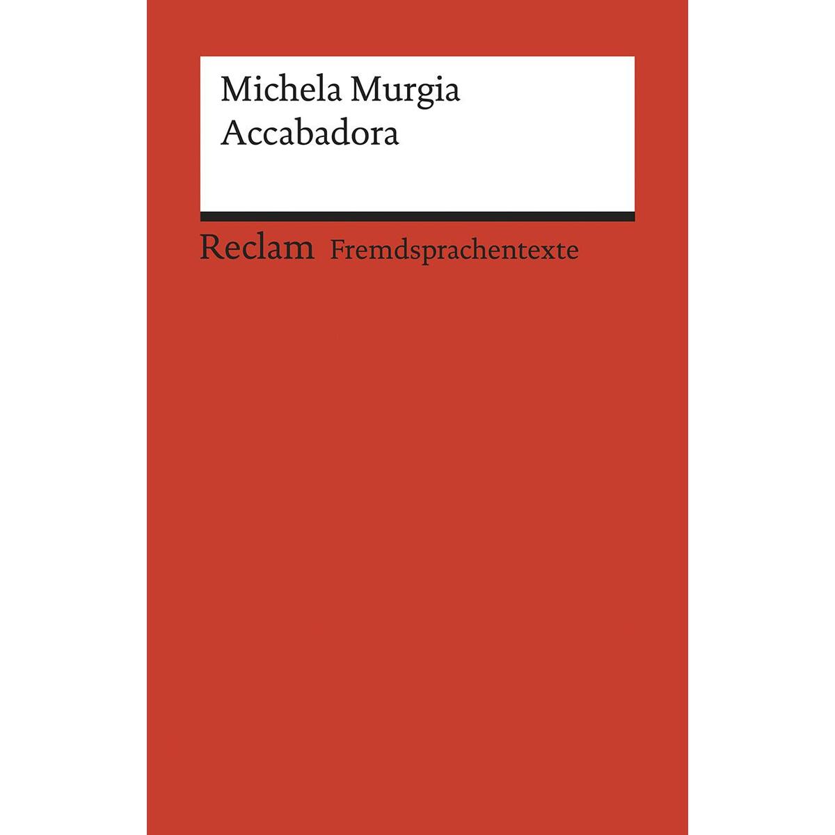 Accabadora Accabadora von Reclam Philipp Jun.