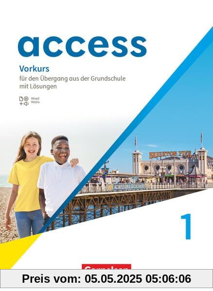 Access - Allgemeine Ausgabe 2022 - Band 1: 5. Schuljahr: Vorkurs - Für den Übergang aus der Grundschule - 10 Hefte im Paket - Mit Lösungen
