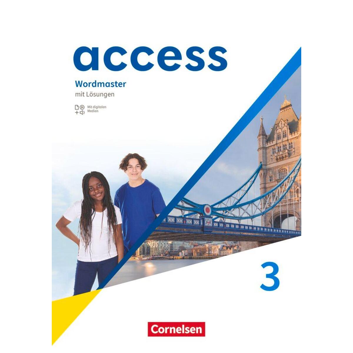 Access Band 3: 7. Schuljahr - Wordmaster mit Lösungen von Cornelsen Verlag GmbH