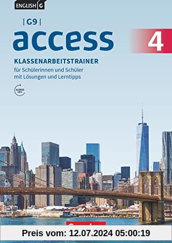 Access - G9 - Ausgabe 2019 - Band 4: 8. Schuljahr: Klassenarbeitstrainer mit Audios und Lösungen online