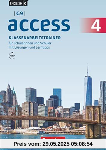 Access - G9 - Ausgabe 2019 - Band 4: 8. Schuljahr: Klassenarbeitstrainer mit Audios und Lösungen online