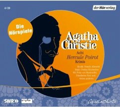 Acht Hercule Poirot Krimis, 4 Audio-CDs von Dhv Der Hörverlag