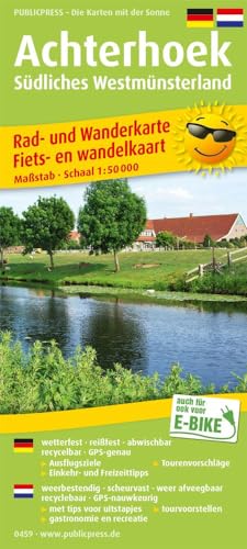 Achterhoek - Südliches Westmünsterland: Rad- und Wanderkarte mit Ausflugszielen, Einkehr- & Freizeittipps, wetterfest, reißfest, abwischbar, GPS-genau. 1:50000 (Rad- und Wanderkarte: RuWK)