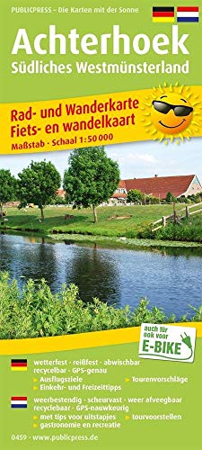 Achterhoek - Südliches Westmünsterland: Rad- und Wanderkarte mit Ausflugszielen, Einkehr- & Freizeittipps, wetterfest, reißfest, abwischbar, GPS-genau. 1:50000 (Rad- und Wanderkarte: RuWK) von Publicpress