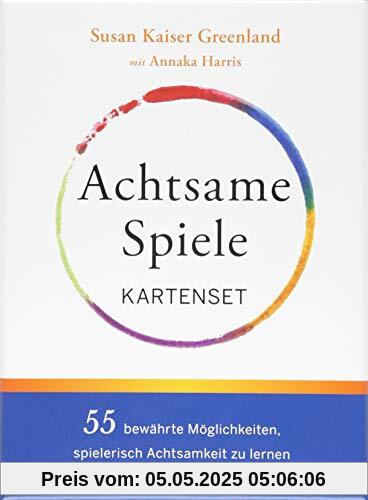 Achtsame Spiele: 55 bewährte Möglichkeiten, spielerisch Achtsamkeit zu lernen - Kartenset Achtsame Spiele: 55 bewährte Möglichkeiten, spielerisch Achtsamkeit zu lernen - Kartenset