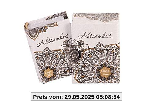 Achtsamkeit: MInibuch im Schuber mit Glitzerlack Achtsamkeit: MInibuch im Schuber mit Glitzerlack