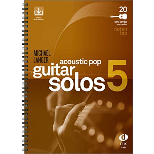 Acoustic Pop Guitar Solos 5: Noten & TAB - easy/medium von Edition DUX