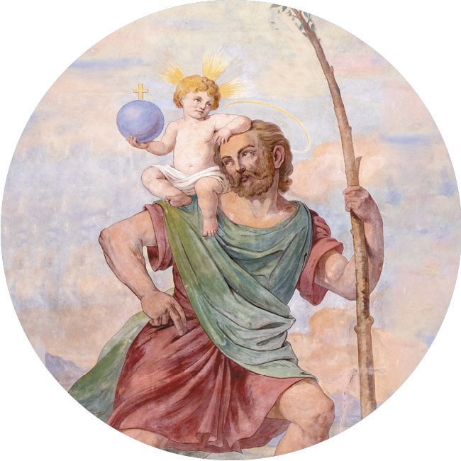 Acrylglas-Magnet Christophorus (1 Stück) von Butzon und Bercker