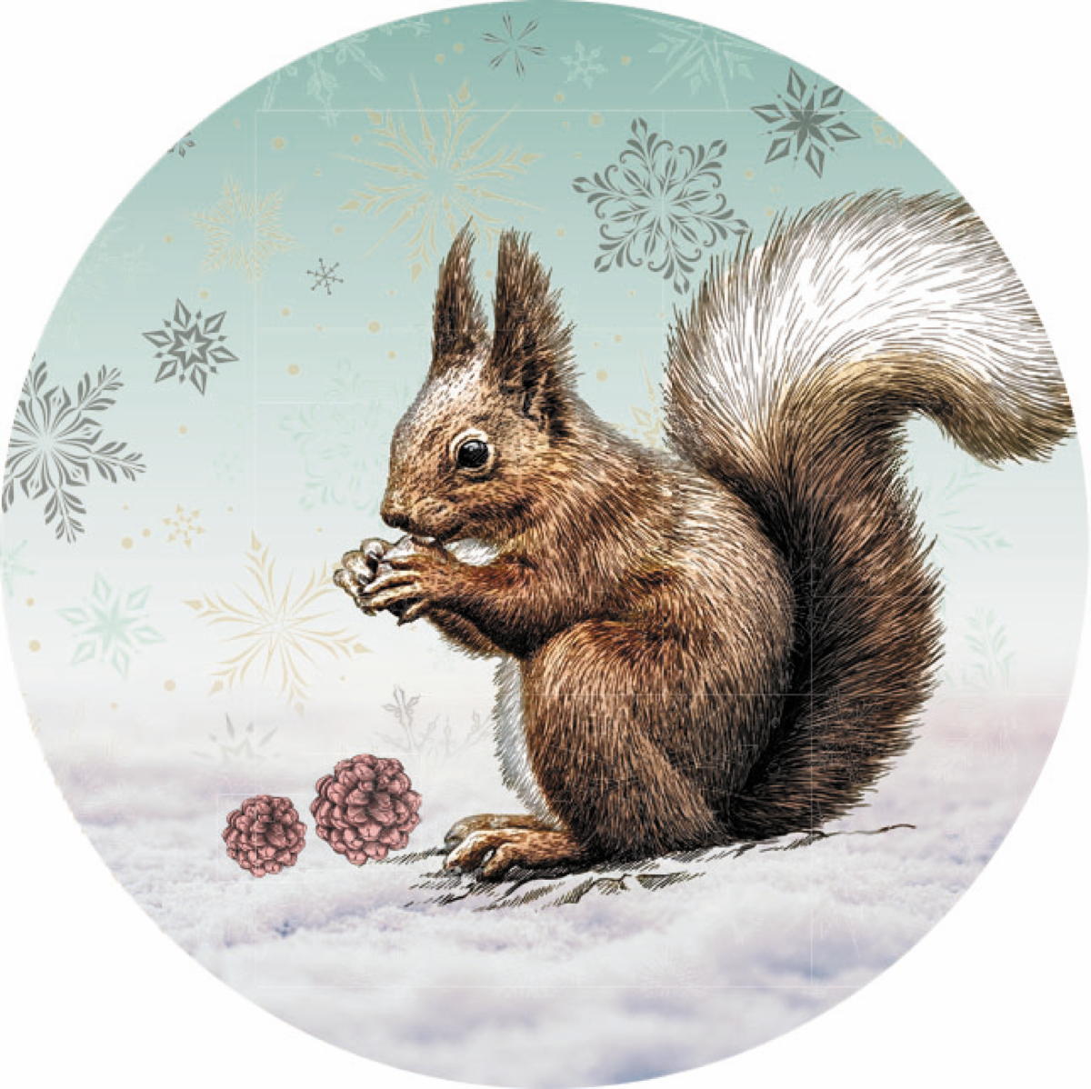 Acrylglas-Magnet Zauberhafte Winterzeit (1 Stück) von Butzon und Bercker