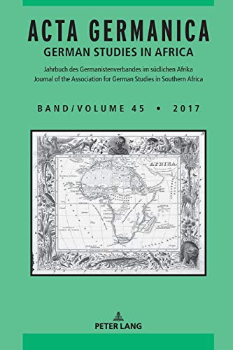 Acta Germanica: German Studies in Africa Acta Germanica: German Studies in Africa