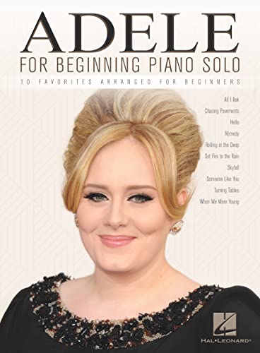 Adele For Beginning Piano Solo: Songbook für Klavier: 10 favorites arranged for beginners von HAL LEONARD