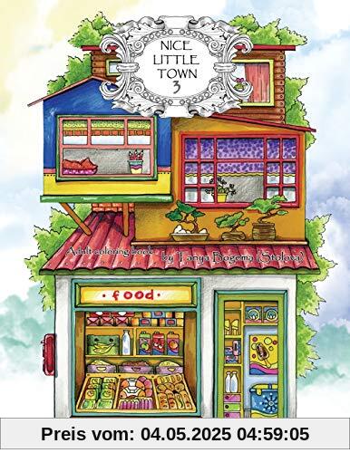 Adult Coloring Book: Nice Little Town Adult Coloring Book: Nice Little Town
