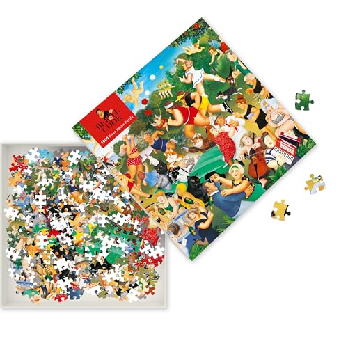 Puzzle - Beryl Cook: Gute Zeiten: Unser faszinierendes, hochwertiges 1.000-teiliges Puzzle (73,5 cm x 51,0 cm) in Stabiler Kartonverpackung