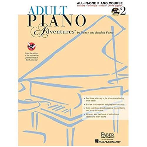 Adult Piano Adventures All-In-One Lesson Book 2: A Comprehensive Piano Course, All-in-one Lesson Book 2 von Faber Piano Adventures