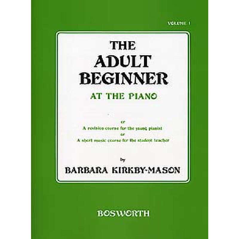 Adult beginner at the piano 1