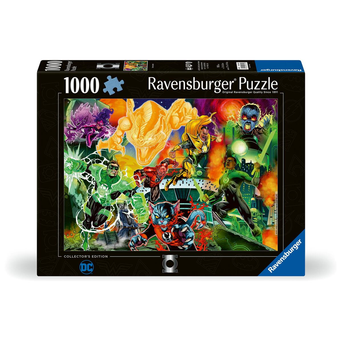 Erwachsenenpuzzle 1000 Teile - Justice League - Grüne Laternen von Ravensburger Spieleverlag