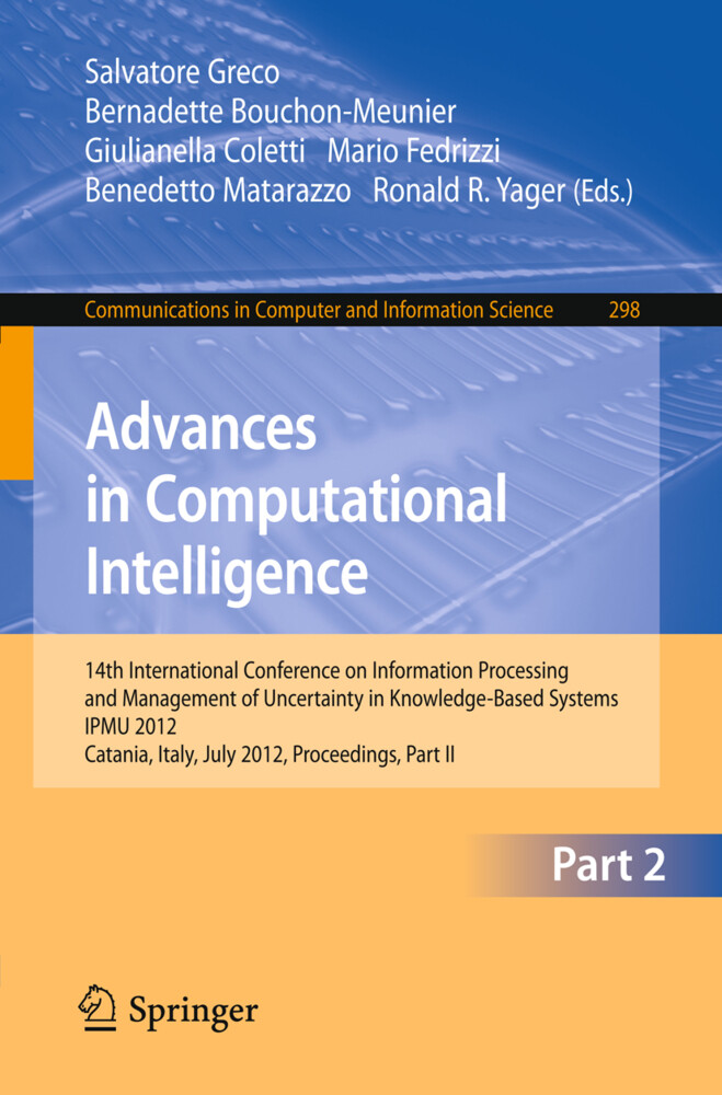 Advances in Computational Intelligence Part II von Springer Berlin Heidelberg