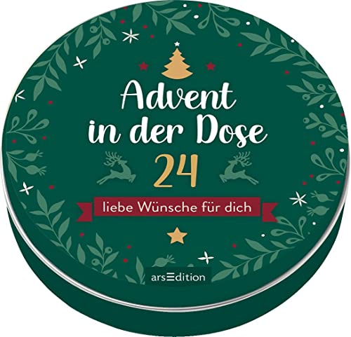 Advent in der Dose. 24 liebe Wünsche für dich: Herzerwärmender Adventskalender für Erwachsene Advent in der Dose. 24 liebe Wünsche für dich: Herzerwärmender Adventskalender für Erwachsene