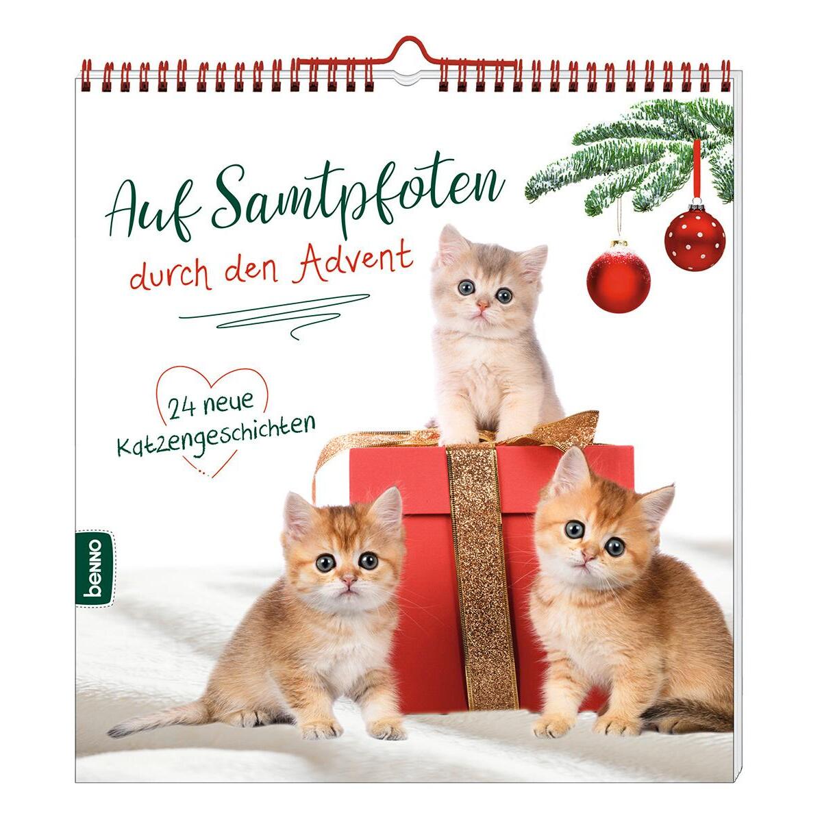 Adventskalender »Auf Samtpfoten durch den Advent« von St. Benno Verlag