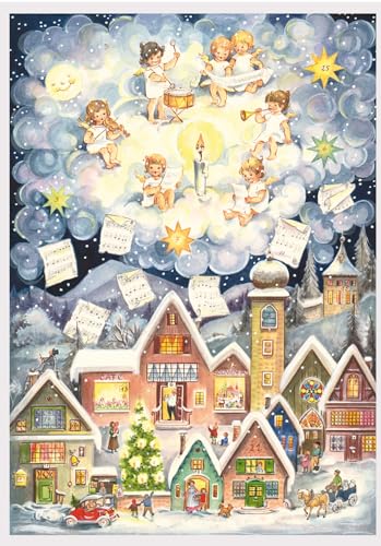 Adventskalender "Engel über dem Dorf" von Richard Sellmer Verlag