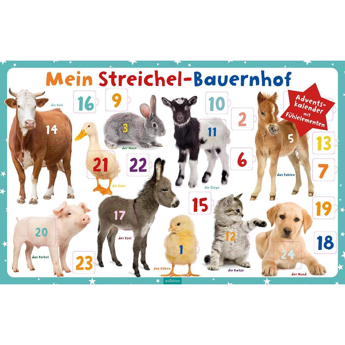 Adventskalender »Mein Streichel-Bauernhof« von Ars Edition GmbH