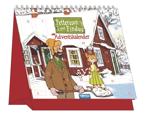 Adventskalender "Pettersson und Findus": Mit 24 Türchen auf dem Cover: Aufstelladventskalender von Trötsch Verlag