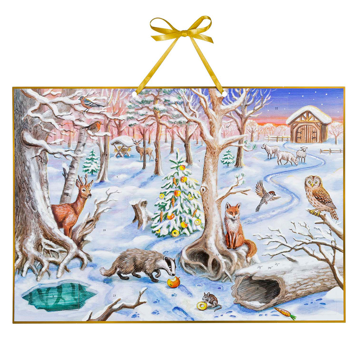 Adventskalender »Unsere Tiere im Winterwald« von St. Benno Verlag