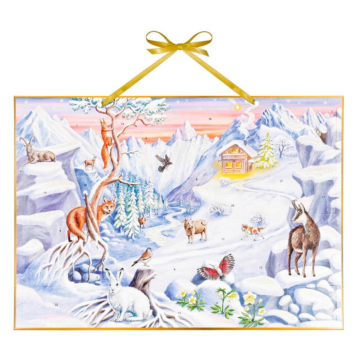 Adventskalender »Unsere Tiere in den Alpen« von St. Benno Verlag