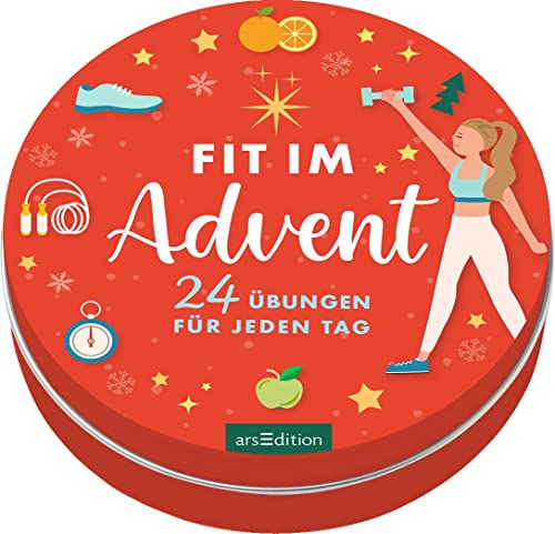 Adventskalender in der Dose. Fit im Advent: 24 Übungen für jeden Tag | Adventskalender in der Dose mit 24 Karten und Fitnessübungen Adventskalender in der Dose. Fit im Advent: 24 Übungen für jeden Tag | Adventskalender in der Dose mit 24 Karten und Fitnessübungen