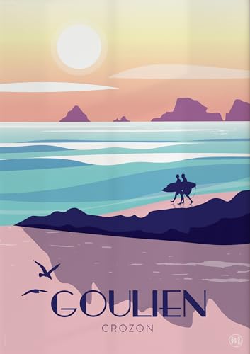 Affiche - Plage de Goulien, Crozon von PALEMON