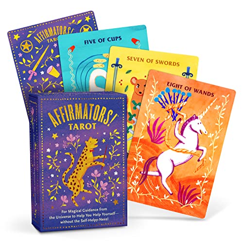 Affirmators! Tarot Cards Deck - Daily Tarot Cards with Positive Affirmations For Magical Guidance from the Universe to Help You Help Yourself without ... You Help Yourself Without the Self-helpy-ness von Knock Knock