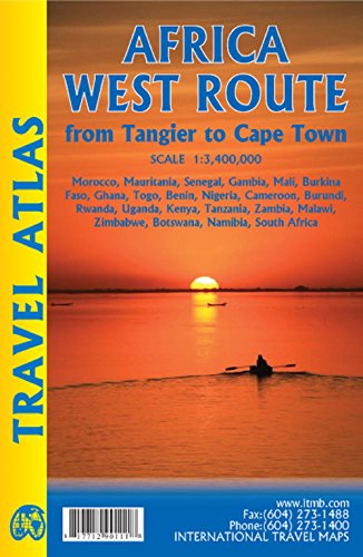 Afrika West Route Reiseatlas 1 : 3 400 000: Autoatlas from Tangier to Cape Town via Senegal via Tangier, Morocco, Mauritania, Senegal, Mali and Ghana Afrika West Route Reiseatlas 1 : 3 400 000: Autoatlas from Tangier to Cape Town via Senegal via Tangier, Morocco, Mauritania, Senegal, Mali and Ghana