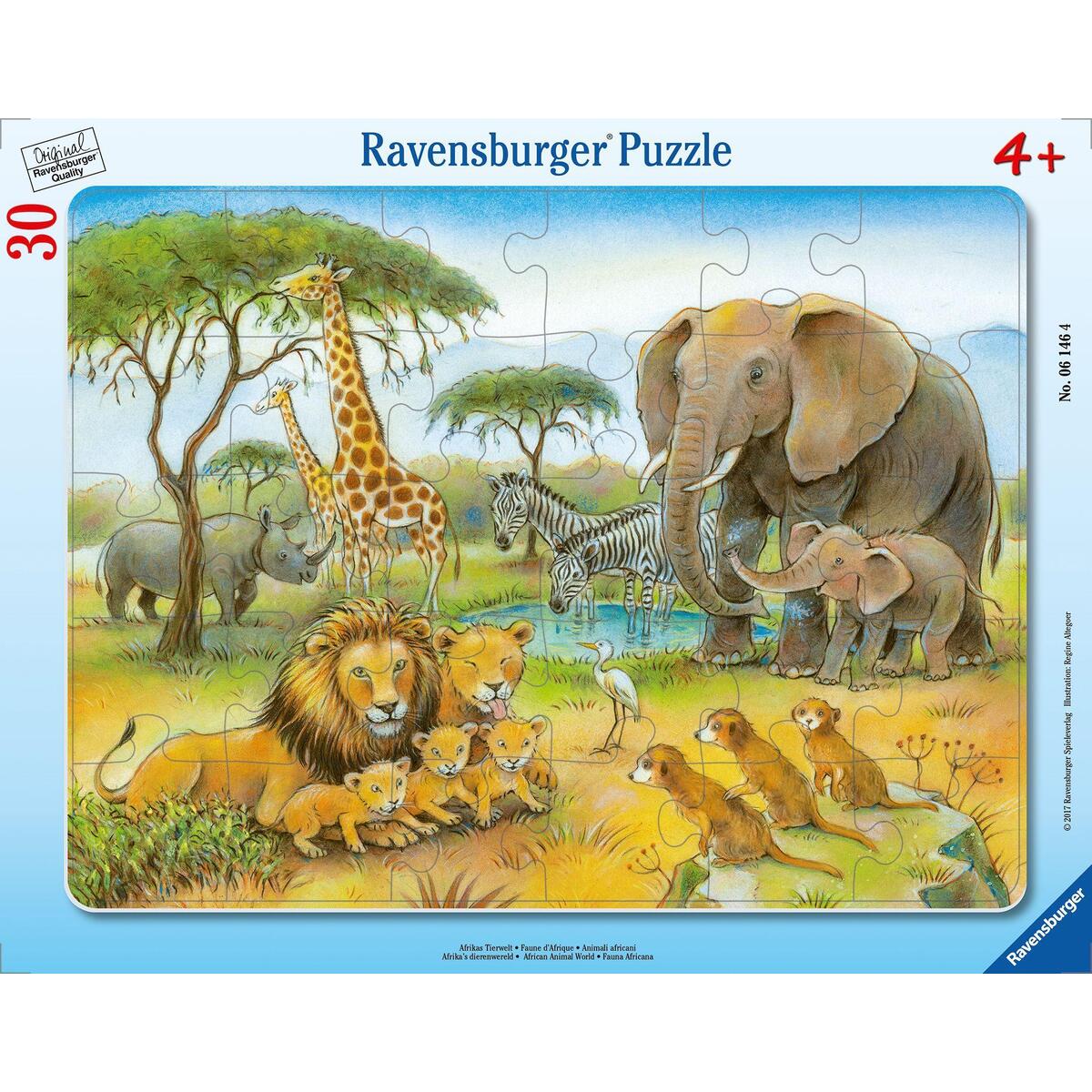 Afrikas Tierwelt. Kinderpuzzle 30 Teile Afrikas Tierwelt. Kinderpuzzle 30 Teile von Ravensburger Spieleverlag