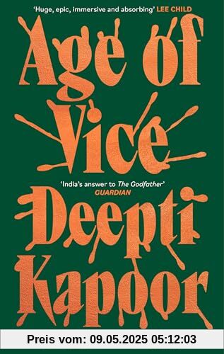 Age of Vice: 'The story is unputdownable . . . This is how it's done when it's done exactly right' Stephen King Age of Vice: 'The story is unputdownable . . . This is how it's done when it's done exactly right' Stephen King