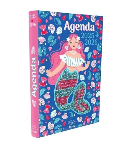 Agenda 2025-2026 - Sirène à sequins von AUZOU