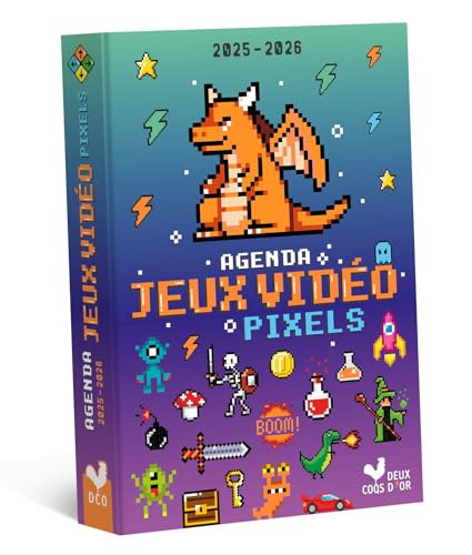 Agenda Pixels jeux vidéo 2025-2026 von DEUX COQS D OR