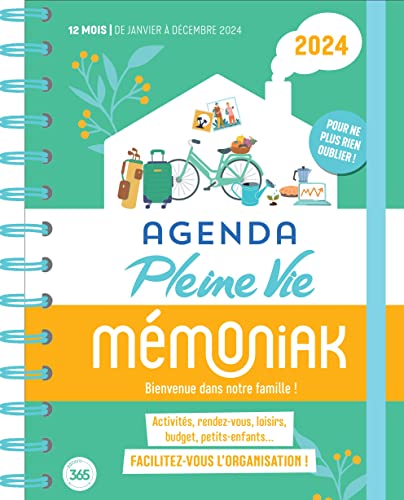 Agenda Pleine Vie Mémoniak 2024, janvier à décembre 2024: 12 mois - de janvier à décembre