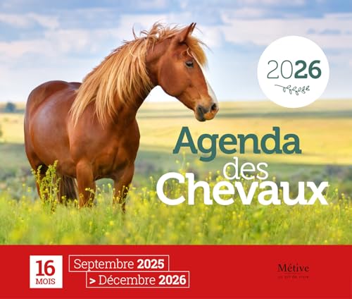 Agenda des chevaux 2026 von METIVE